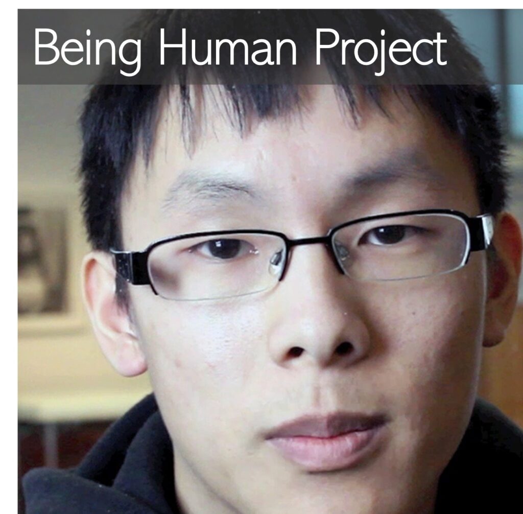 close up portrait of boy with glasses